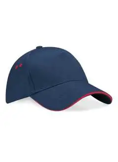 100% algodón twill. Garro 5 paneles, cierre con velcro, talla única. Etiqueta extraíble.