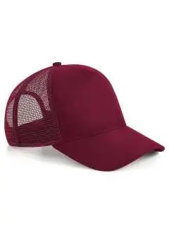 100% polyester Suede. Casquette à 5 panneaux avec panneau frontal structuré, visière préformée, régulateur de taille snapback, taille unique. Étiquette amovible.