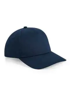 80% polyester 20% coton. Casquette 6 panneaux, visière semi courbée, panneaux frontaux structurés, oillets de ventilation. Fermeture réglable snapback. Étiquette TearAway pour faciliter le changement de marque.