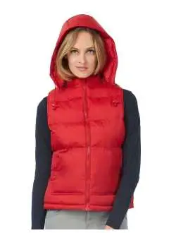 100% nylon Tafeta impermeable. Chaleco modelo renovado. Color interior igual exterior. En la espalda aumenta el espacio para la personalización.