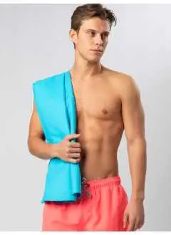 100% polyester. Tissu doux et lisse. Serviette en microfibre très absorbante, idéale pour le sport, les loisirs et les voyages.