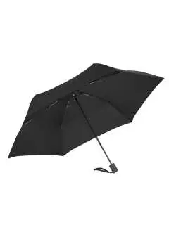 Cubierta: 100% poliéster pongee, mango: plástico, varilla: aluminio. Paraguas de bolsillo, equipado con doble función automática para abrir y cerrar, sistema a prueba de viento, cubierta ecológica WaterSAVE®. Diámetro: 94 cm, longitud de cierre: 26 cm, 6 paneles.
