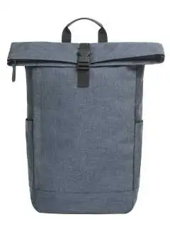 100% rPET 300d. Mochila urbana con compartimiento principal, cierre cremallera y con hebilla, bolsillo a inserción acolchada y elementos organizadores internos, bolsillo lateral delantero con cierre cremallera, dos bolsillos laterales a inserción, por ejemplo para bebidas. Bolsillo con cierre cremallera en la parte posterior, sistema de transporte acolchado. Dimensiones: 40x47x12 cm. Area imprimible: bolsillo frontal 15x18 cm.