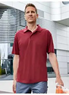 65% poliestere, 35% cotone. Polo piqué resistente e di facile manutenzione per il tempo libero e il lavoroRobusto materiale composto da poliestere e cotone. Colletto polo lavorato a maglia, necktape, spacchetti laterali. Bottoni tono su tono. Cuciture doppie sulle spalle, sullo scollo e sul giro manica, Tessuto esterno (190 g/m²). Cotone/Fibra sintetica, Manica corta, Colletto polo, Professionale, Spacchetti laterali