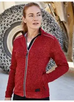 100% polyester. Veste polaire en tissu mélangé, extérieur tricoté, intérieur polaire, doux et moelleux, 2 poches latérales avec fermeture zippé dissimulée, 2 poches intérieures, col montant, éléments réfléchissants (sans fonction protectrice / pas d'EPI) sur le zip, l'épaule et sur le dos, zip caché avec protège-menton, fermeture zippée YKK, taille légèrement cintrée.