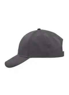 100% coton. Casquette 6 panneaux.  6 oillets d'aération brodés, 6 surpiqûres sur la visière, Panneaux frontaux renforcés, Bande de transpiration doublée en satin, Marquage conseillé : broderie, fermeture velcro.