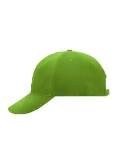 100% coton. Casquette 6 panneaux légèrement renforcés. 6 oillets d'aération brodés, 8 surpiqûres sur la visière, Bande de transpiration doublée en satin, Marquage conseillé: broderie, Fermeture boucle métallique, bouton pression et oillet brodé, Coton brossé lourd.