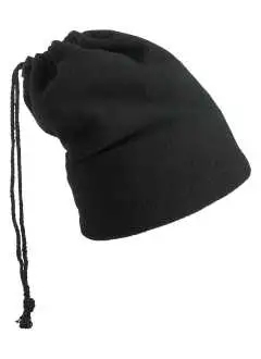 100% poliestere. Microfleece. Scaldacollo anti-pilling, cordoncino con levetta, taglia unica.