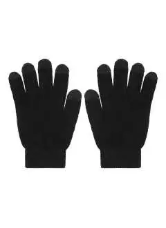 80% poliacrilico, 14% poliestere, 5% elastan, 1% fibre metalliche. Guanti in maglia funzionali La fibra metallica integrata sulla punta delle dita consente un ottimale utilizzo della superficie touch screen. Taglie: S/M, L/XL, Peso: 38 g.