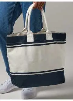 100% cotone Canvas. Borsa portabile a mano o in spalla. Etichetta removibile. Lunghezza manici: 50 cm, dimensioni: 36 x 53 x 19 cm, capacita': 24 litri, area stampabile: 14 x 40 cm.