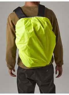 100% 210T Poliestere. Cover impermeabile per zaino con etichetta removibile Sacchetto packaway integrato, foro di scarico per una gestione efficace dell'acqua, leggero e resistente, sistema con cordino elastico per una vestibilità sicura. Si adatta a zaini da 20-30 litri. Dimensioni: 31x48x20 cm.  Massima Area di stampa: 30x40 cm.