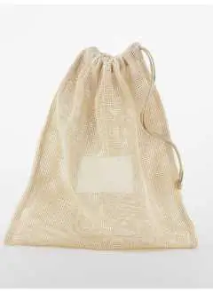 100% coton biologique. Sac en coton biologique certifié GOTS -CU811033, fermeture avec cordons, avec panneau frontal en coton pour simplifier la décoration. Convient pour une utilisation alimentaire. Étiquette amovible. Dimensions: XS: 17x17cm, cap. 0,2lt. - S: 23x23cm, cap. 0,4lt. - M: 32x32cm, cap. 0,9lt. - 44x38cm, cap. 1,4lt.