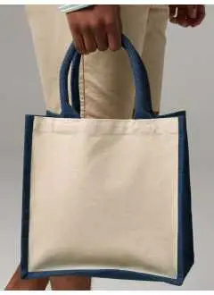 Printers Midi Jute Tote
