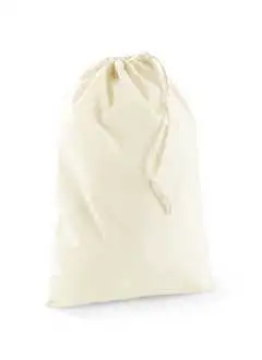 100% coton recyclé. Sac à cordelette réalisé à partir de coton 100% recyclé pré-consommation. Cordons en coton recyclé. Coton recyclé certifié GRS, Certification par Control Union (CU811033). Étiquette amovible. Dimensions XXS: 10x15 cm, cap. 0,25 lt. - XS: 14x20 cm, cap. 1 lt. - S: 25x30 cm, cap. 3 lt. - M: 30x45 cm, cap. 8 lt. - L: 40x50 cm, cap. 14 lt.  - XL: 49x75 cm, cap. 38 lt.