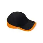 black/orange