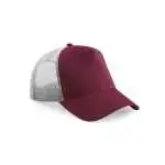 burgundy/light grey