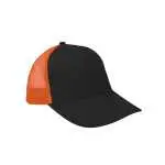 black/orange