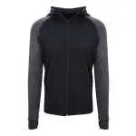 black/black slate melange