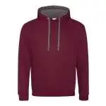 burgundy/charcoal