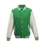 kelly green/white