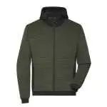 olive-melange/black