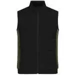 black/olive-melange
