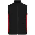 black/red-melange