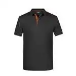 black/orange
