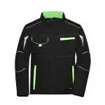 black/lime-green