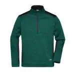 dark-green-melange/black