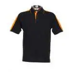 black/orange