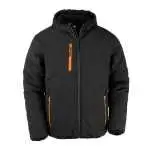 black/orange