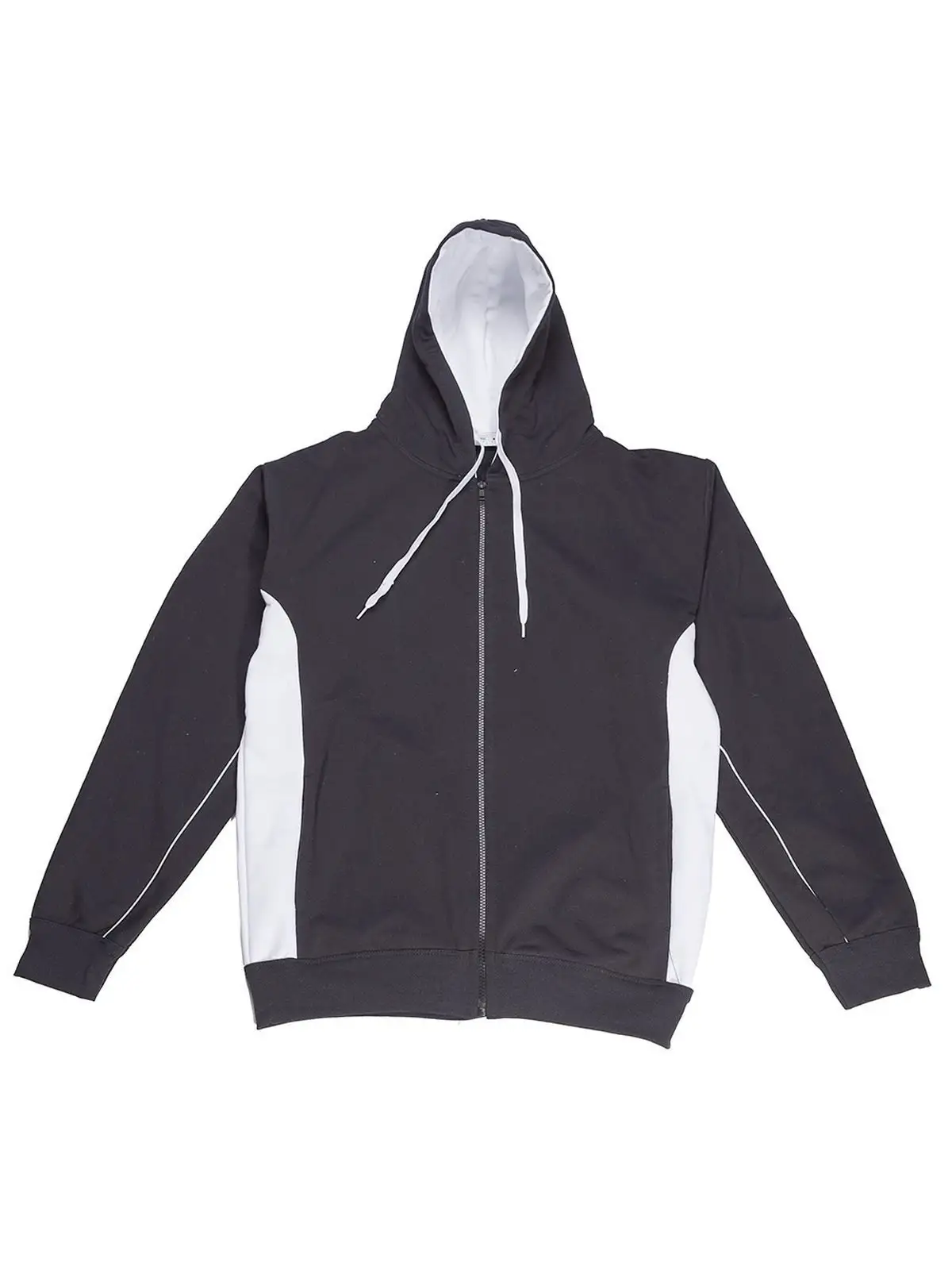 Contrast Hooded Sweat Full Zip