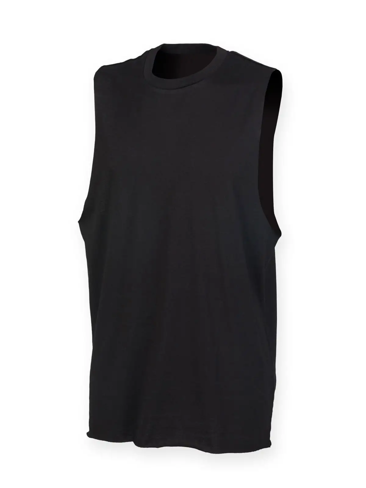 Men's High Neck Slash Armhole Vest