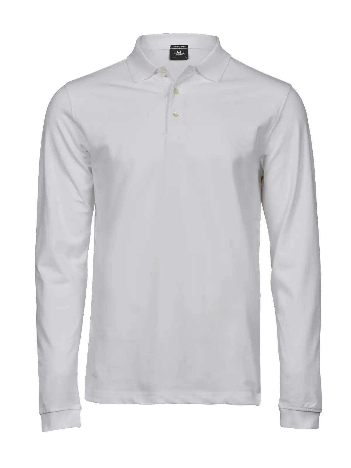 Luxury Stretch Long Sleeve Polo