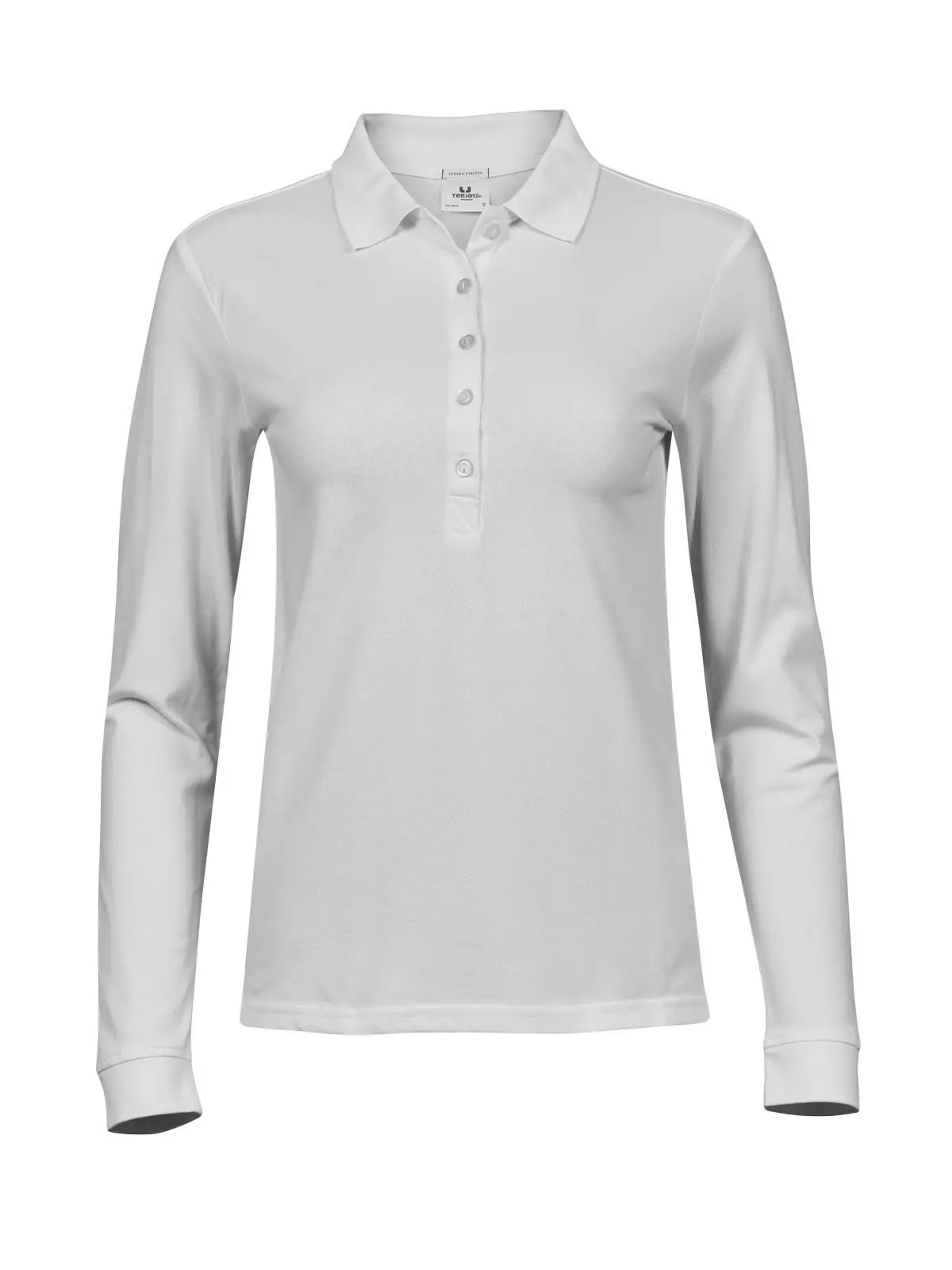 Ladies Luxury Stretch Long Sleeve Polo